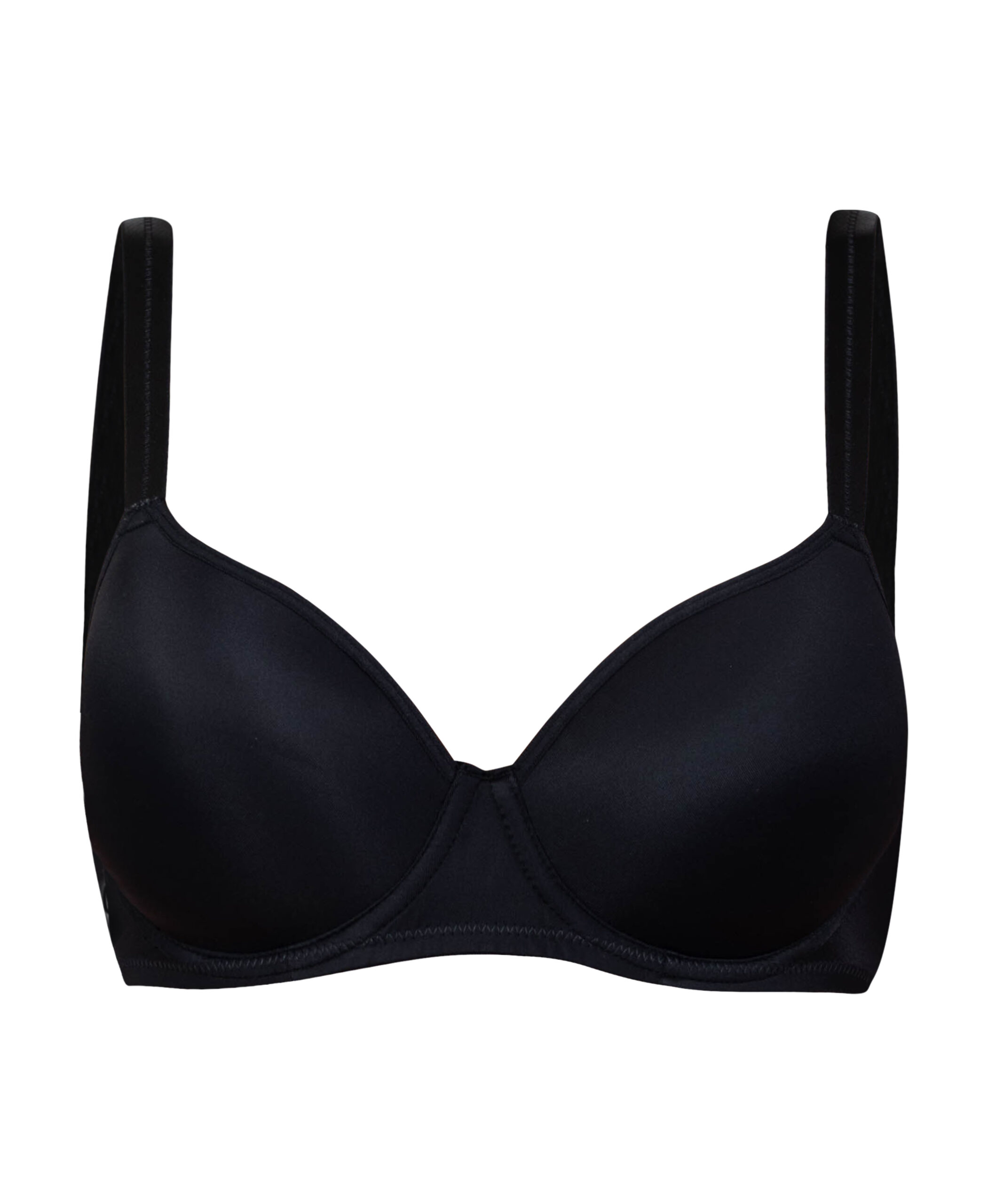100-804 Black - Front 'ליזי' - חזייה מרופדת עם חישוק – תמונה 1